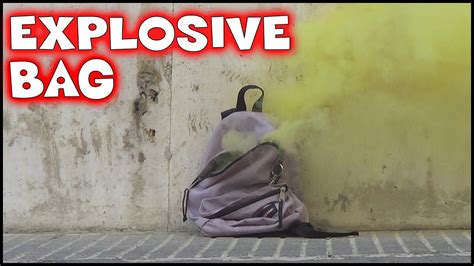 fake bag prank|exploding bag prank.